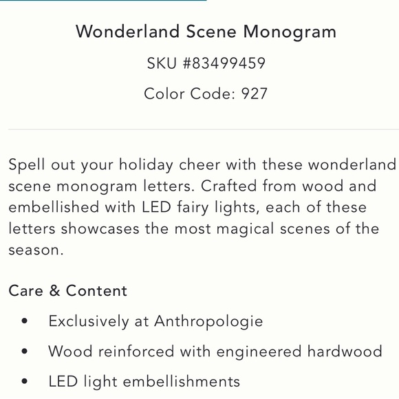 S Wonderland light up Letters - Picture 7 of 17